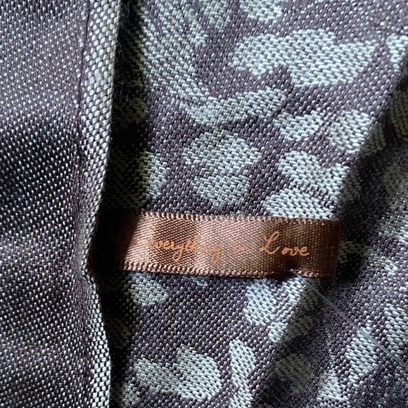 Floral Animal Print Wrap/Scarf, OS - Picture 7 of 8